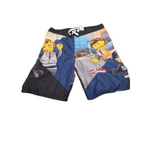 Lego Movie Nautical Blue UV Protection Boys Swim Shorts Sz XL